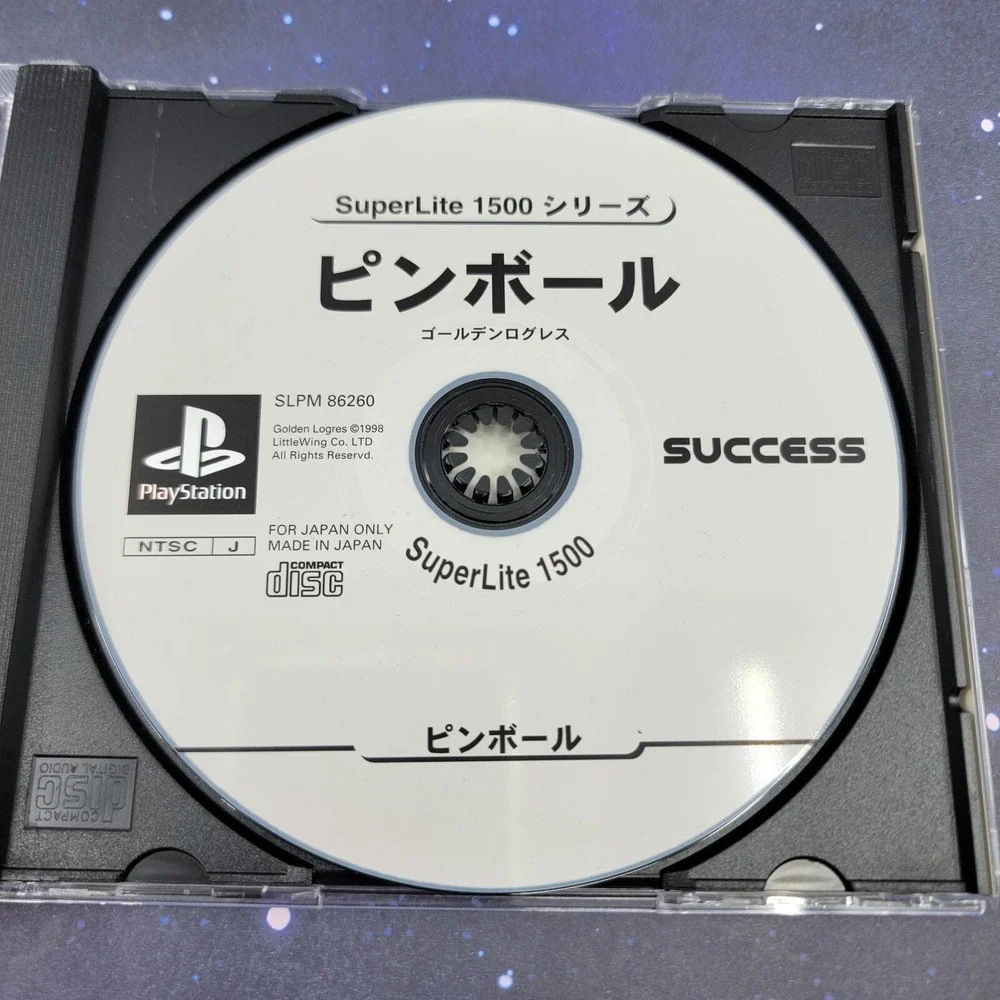 Pinball Golden Logres (Sony Playstation 1) JAPANESE PS1 Video Game 0399